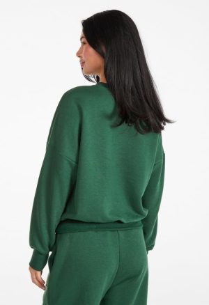 Pullover Graphic Crew Neck Sweatshirt