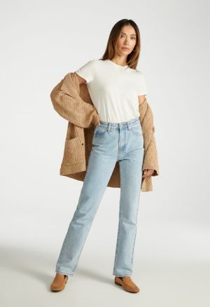 High Rise Bootcut Jeans