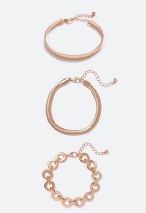 Eden Mixed Chain Bracelets Set