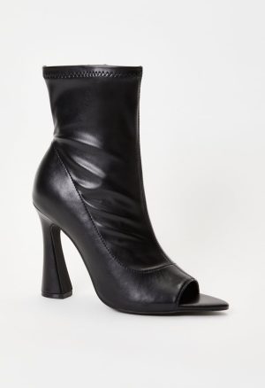 Malina Peep Toe Bootie