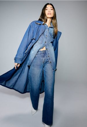 Denim Trench Coat