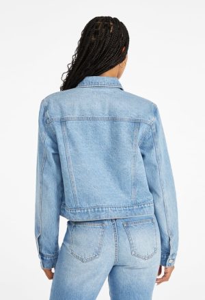 Studded Trucker Denim Jacket