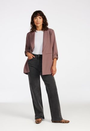 Tailored Rolled Sleeve Blazer