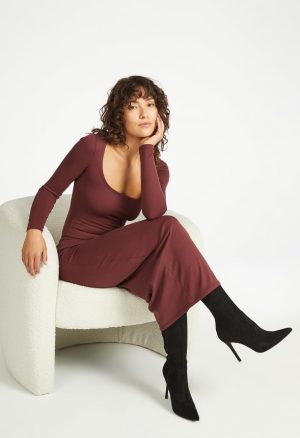 Long Sleeve Knit Dress