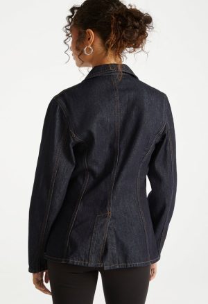 Utility Denim Blazer