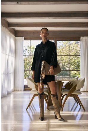 Denim Boyfriend Shirt Dress