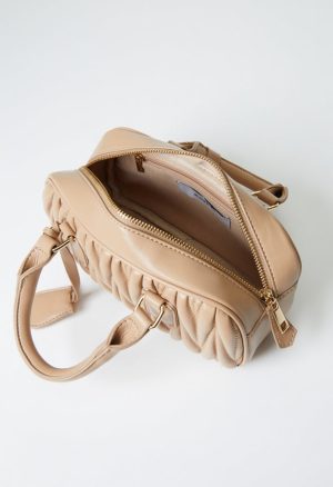 Mini Pleated Bowling Bag