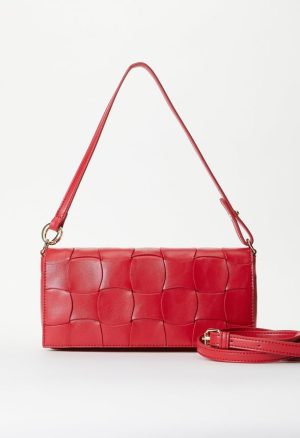 Large Detail Woven Crossbody