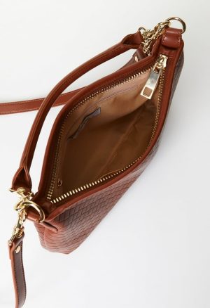 Woven Pouch Crossbody