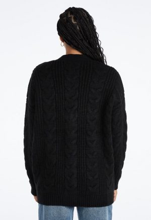 Cable Boyfriend Cardigan