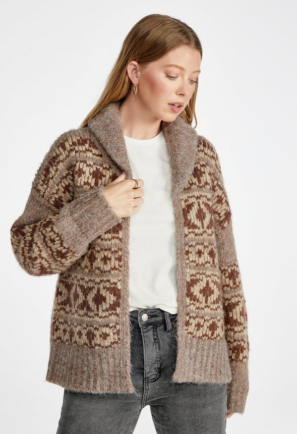 Novelty Shawl Cardigan