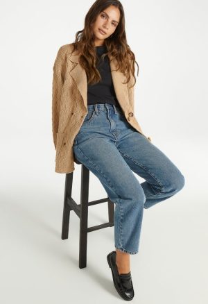 Cable Knit Shawl Cardigan