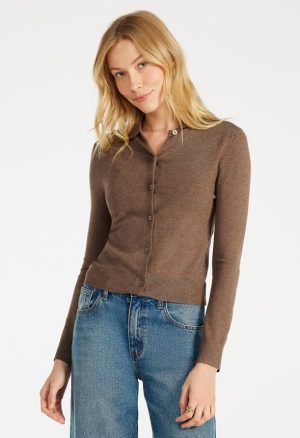 Tissue Polo Cardigan