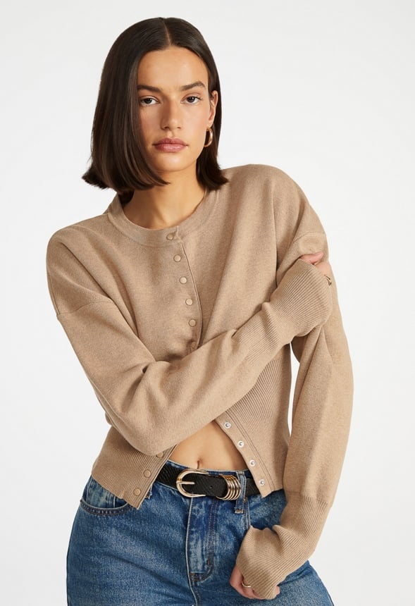 Cinched Waist Cardigan