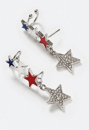 Isla 4th Of July Earcuffs
