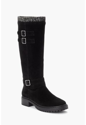 Noel Buckle Detailed Tall Boot