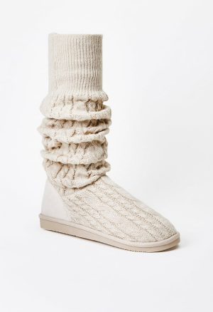 Brittany Knit Sock Fuzzie