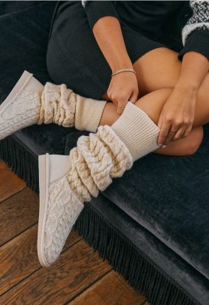 Brittany Knit Sock Fuzzie