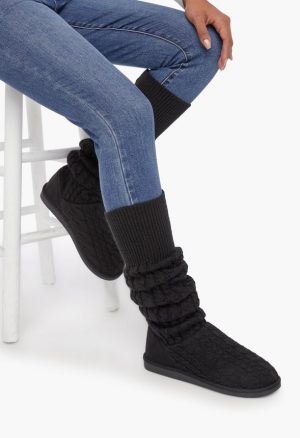 Brittany Knit Sock Fuzzie