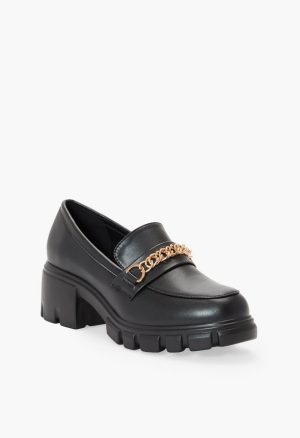 Leli Chain Detail Lug Sole Loafer