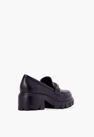 Leli Chain Detail Lug Sole Loafer