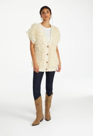 Handloop Tunic Vest Cardigan