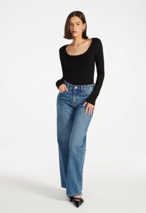 Seamless Long Sleeve Ribbed Bodysuit