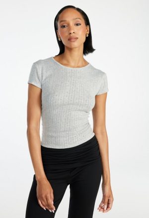 2-Pack Pointelle Tee