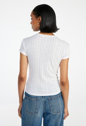 2-Pack Pointelle Tee