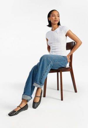 2-Pack Pointelle Tee