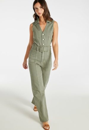 Utility Belted Jumpsuit