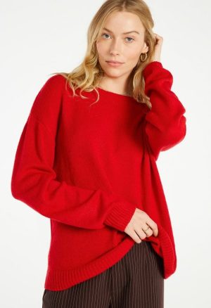 Boyfriend Pullover Crew Neck Sweater
