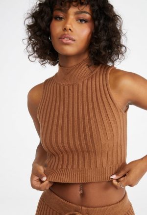 Cropped Sweater Tank