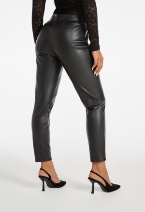 Moto Faux Leather Skinny Leggings