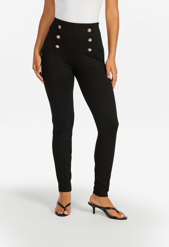 High Rise Ponte Pant
