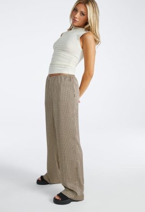 Satin Wide Leg Pants