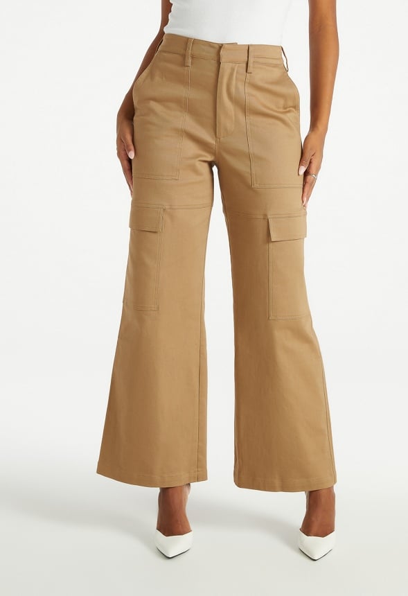 Utility Wide Leg Cargo Pants