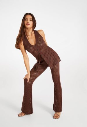 Crochet Mini Boot Cut Pants