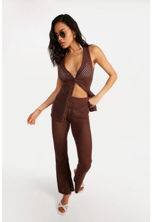 Crochet Mini Boot Cut Pants