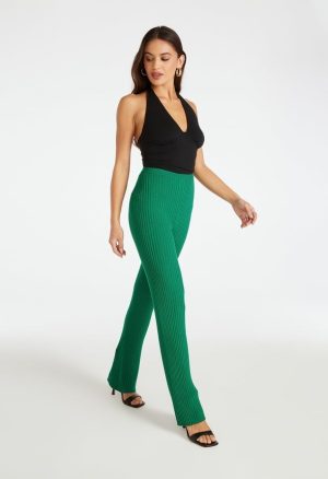 Ribbed Sweater Knit Pants