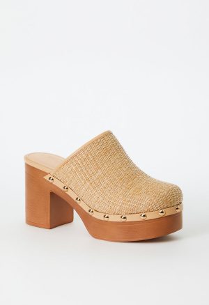 Penelope Block Heeled Mule