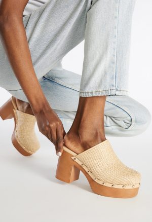 Penelope Block Heeled Mule