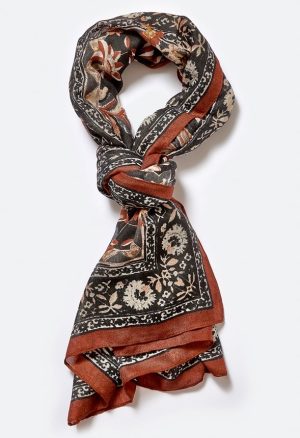 Joelle Floral Large Woven Scarf