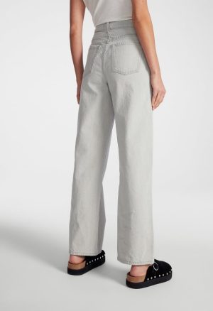 Mid Rise Slouch Boyfriend Jeans