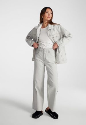 Mid Rise Slouch Boyfriend Jeans