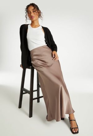 Charmeuse Maxi Skirt