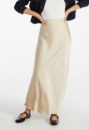 Charmeuse Maxi Skirt
