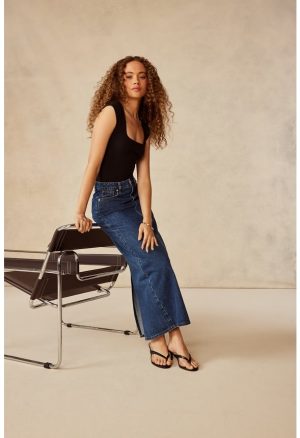 Maxi Denim Skirt