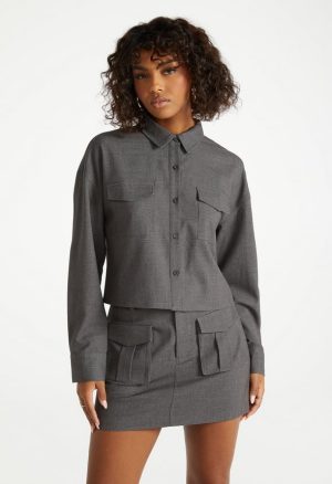 Cargo Utility Mini Skirt