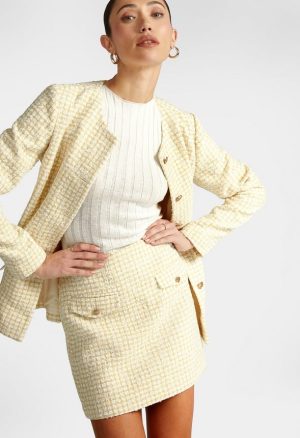 Tweed Mini Skirt